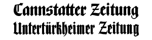 Cannstatter Zeitung
